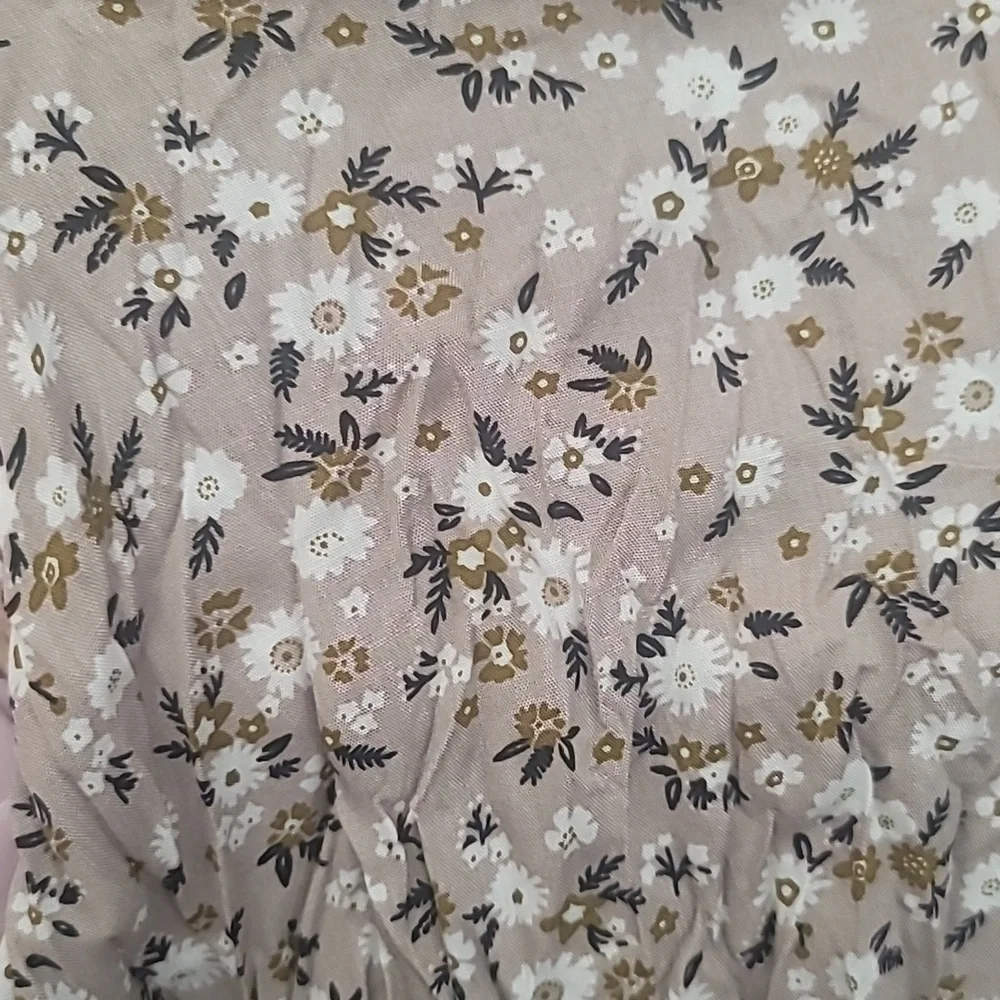 Ditsy Floral Ruffle Sleeve Tie NeckBlouse - Picture 10 of 11